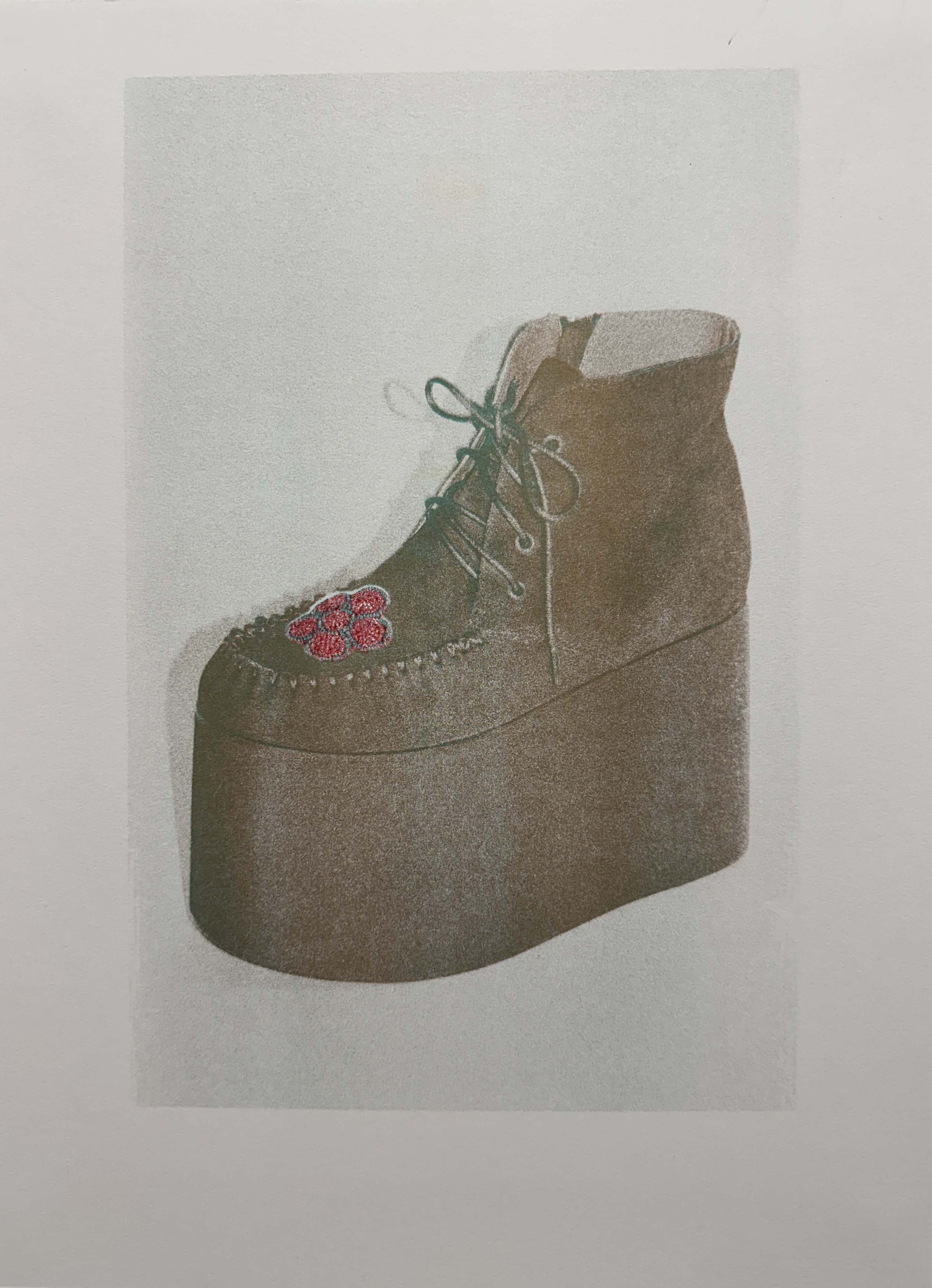 Cheyenne Rain LeGrande ᑭᒥᐊᐧᐣ - Platform Moccasin